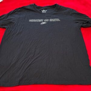 Nike Men's Black 'Greatest on Earth' Tee